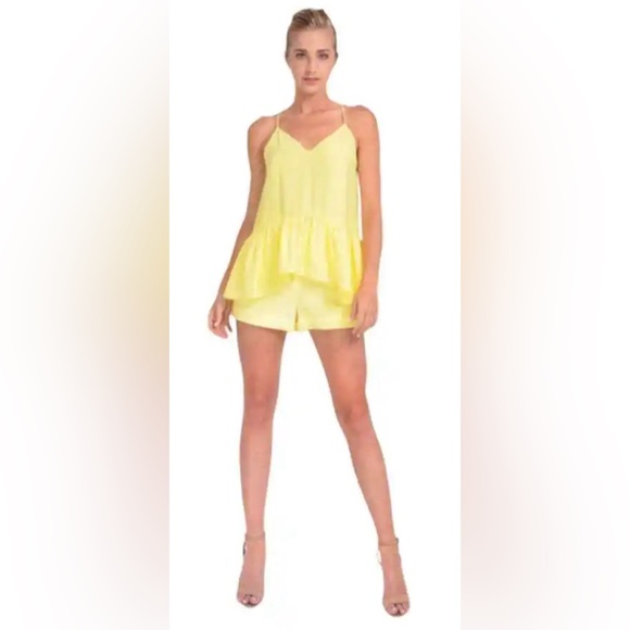 Cinq á Sept S Silk Janet Ruffle Hem Top - Picture 5 of 15